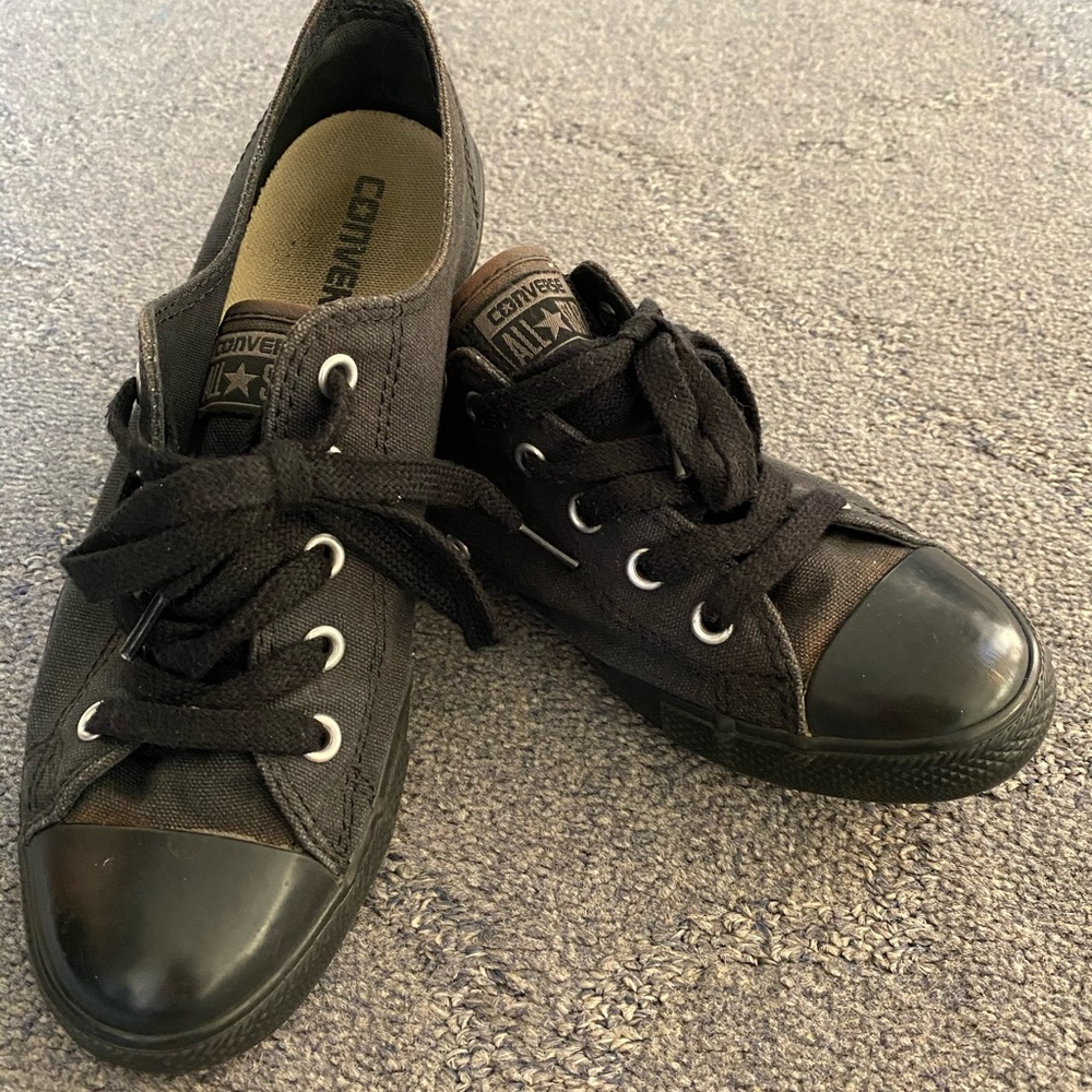 All black converse